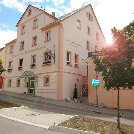 Hotel-Restaurant Zum Goldenen Hahnen Markgröningen Eksteriør billede